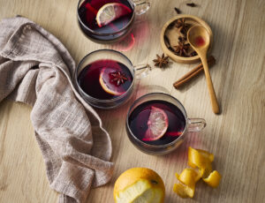 Vin chaud aux épices et à l'érable