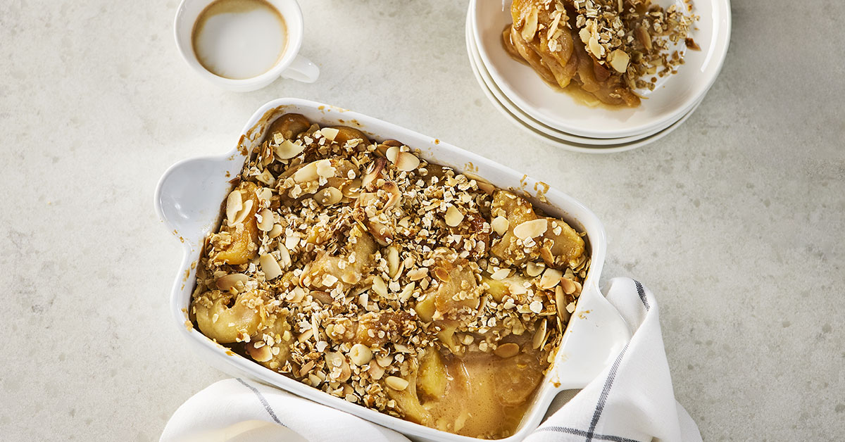 Apple, Almond and Maple Sugar Flakes Gratin | Maple from Canada