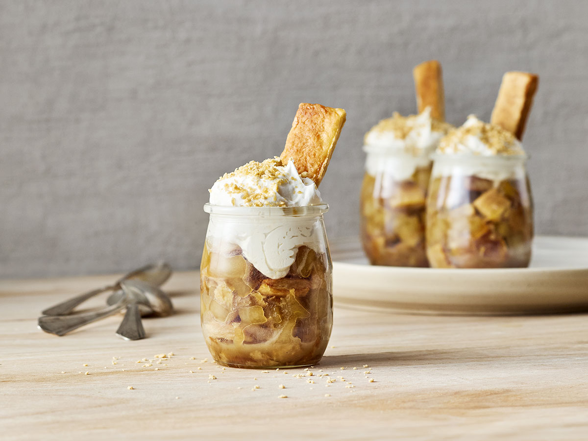 Mini-parfaits de poires à l’érable