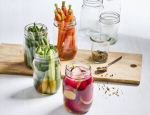Pickles de légumes Yum-Yum à l’érable