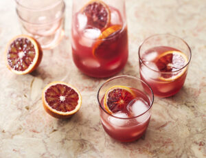Punch Campari, érable et orange sanguine