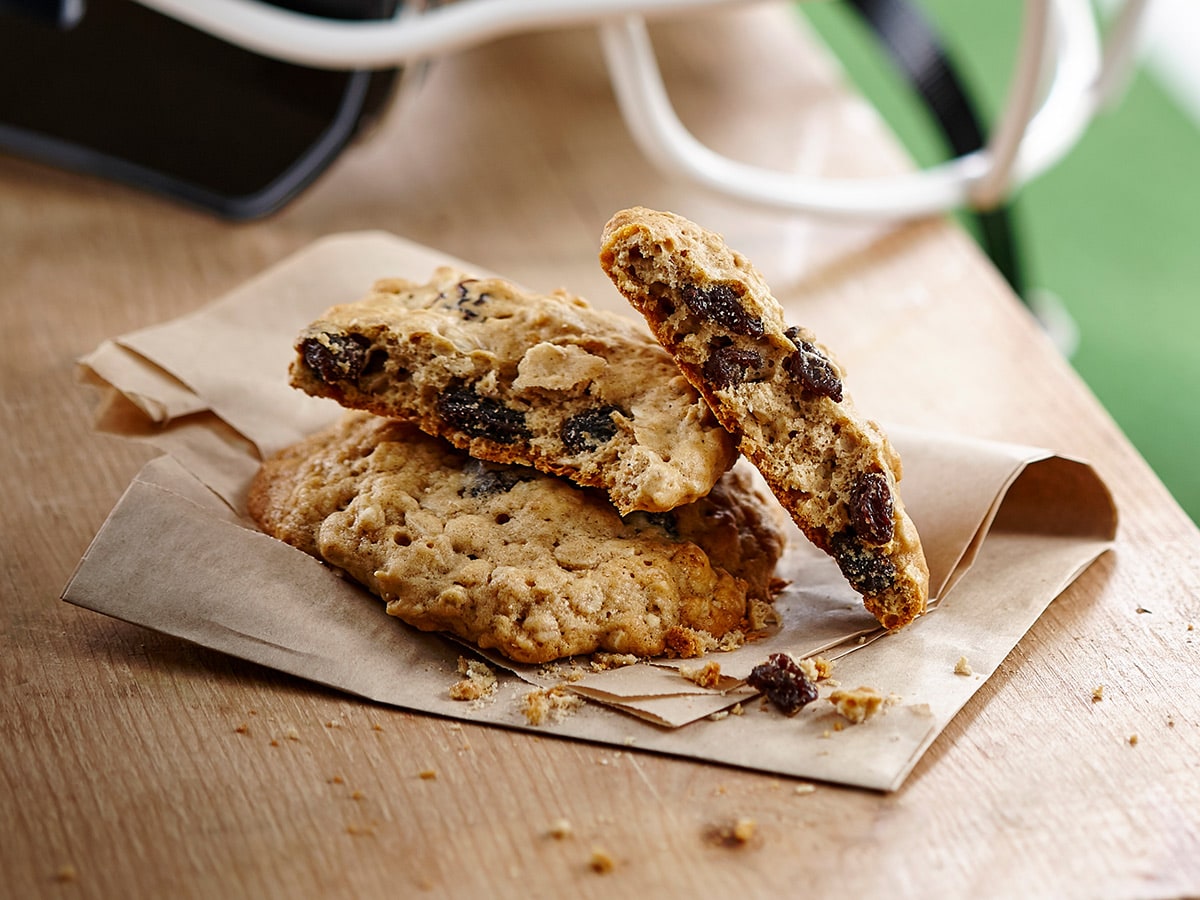 Biscuits croquants à l'avoine givrés - 5 ingredients 15 minutes