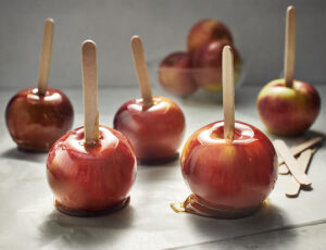 Pommes caramel à l'érable