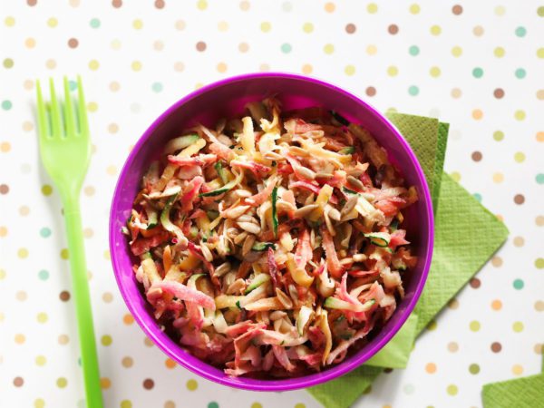 Recette — Salade de carottes et de courgettes à l’érable