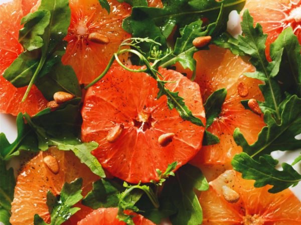 Recette — Salade de pamplemousses roses à la vanille et à l'érable