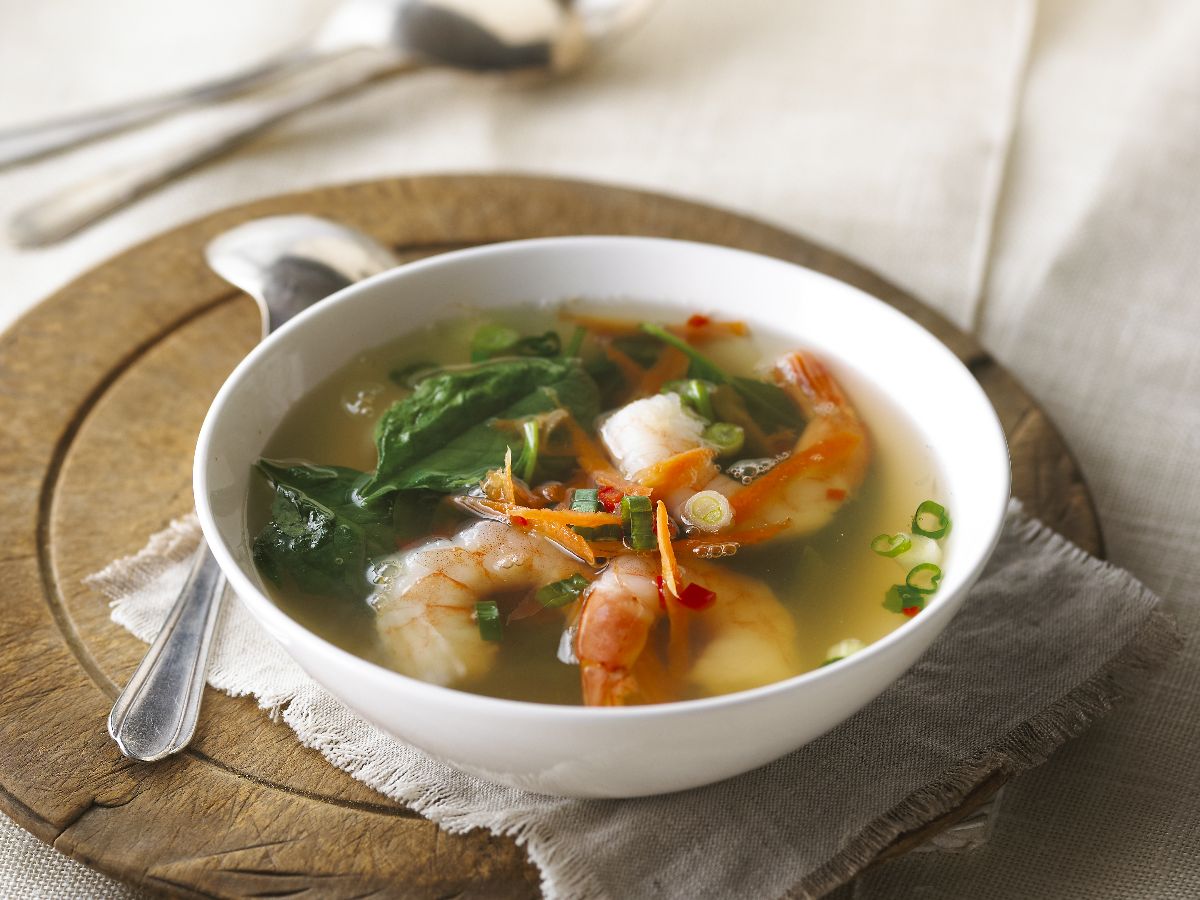 Soupe aux crevettes à l’eau d’érable Érable du Québec