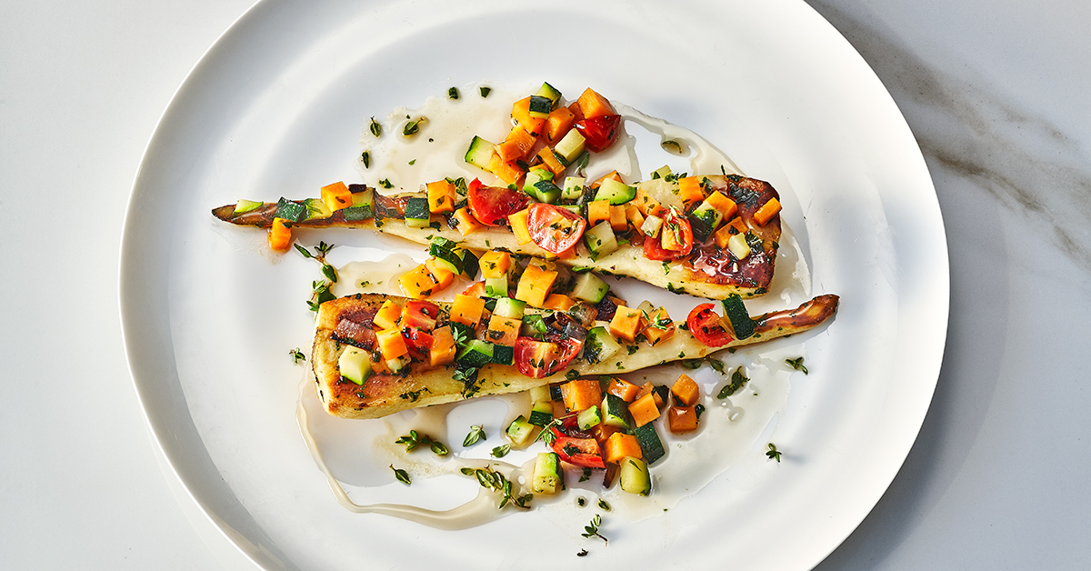 Parsnips with Vegetables and a Maple Sauce | Maple from Canada